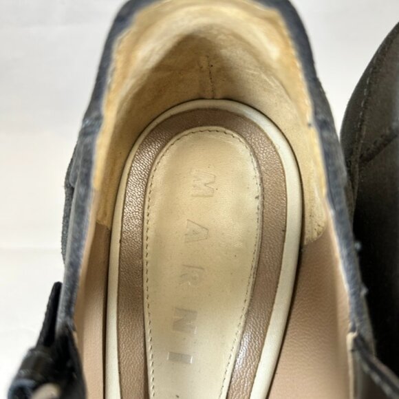 Marni grey suede Mary Janes, size 39 - Picture 9 of 13